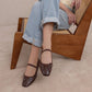 The Logan | Coffee Woven Ballet Fall Flat