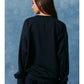 USA Flag Long Sleeve Crew Neck Oversized Sweatshirt