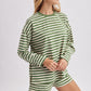 Chicago Shorts Striped Knit Drawstring Shorts