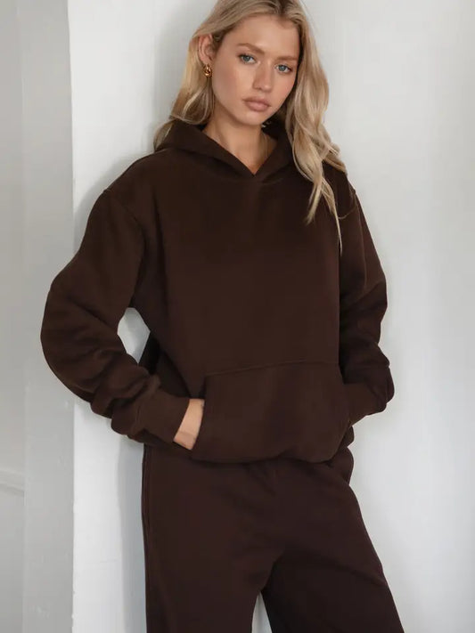Dami Hoodie Cloud Fleece Classic Oversized Hoodie Kangaroo Pocket