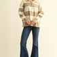 Brave Contrast Stripe 1/4 Zip Sweater
