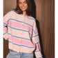 Lacey Round Neck Long Sleeve Sweater