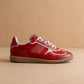 The Dalia | Cherry Lace Up Sneaker