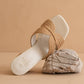 The Santiago Toffee | Raffia Summer Heel