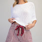 Rope Belt Striped Shorts