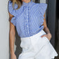 Naples Solid Scallop Hem Shorts