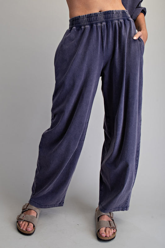 Marie Mineral Washed Barrell Sweatpants