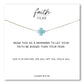 Faith Over Fear Amazonite Cross Necklace On Gold Chain