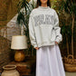 PRAY Embroidered Mock Neck Sweatshirt