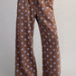 Colson Wide Leg Polka Dot Lounge Pants