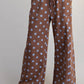 Colson Wide Leg Polka Dot Lounge Pants