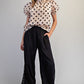 Mira Polka Dot Puff Sleeve Blouse