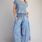 Nova Smocked Waist Wide Leg Pants