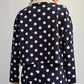Ashville Polka Dot Long Sleeve Polo Top