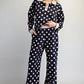 Ashville Pants with Polka Dot And Contrast Trim