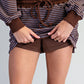 Skip Skort Striped Drawstring Skort
