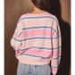 Lacey Round Neck Long Sleeve Sweater