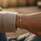 Faith Over Fear 3mm Faceted Amazonite Bracelet w/ Cross