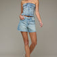 Scottie Raw Hem A Line Shorts by Hidden Denim