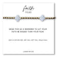Faith Over Fear Moonstone Gemstone Cross Beaded Bracelet