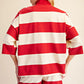 Agatha Relaxed 1/4 Zip Striped Sweatshirt