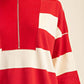 Agatha Relaxed 1/4 Zip Striped Sweatshirt