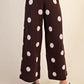 Enzo Knit Polka Dot Knit Pants
