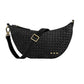 Paige Structured Suede Woven Crossbody