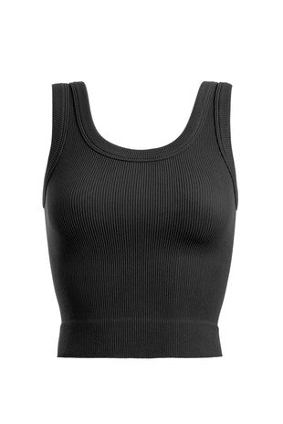 Ideal Rib Crop Basic Tank