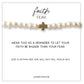 Faith Over Fear Freshwater Pearl Cross Beaded Bracelet