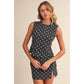 Hallie Polkadot Open Back Top and Mini Skort