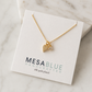 Tiny Pave CZ Heart Necklace