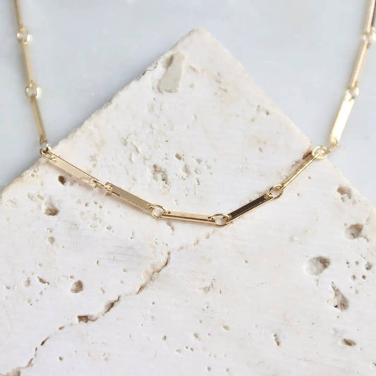Chain Choker Necklace - Gold and Silver