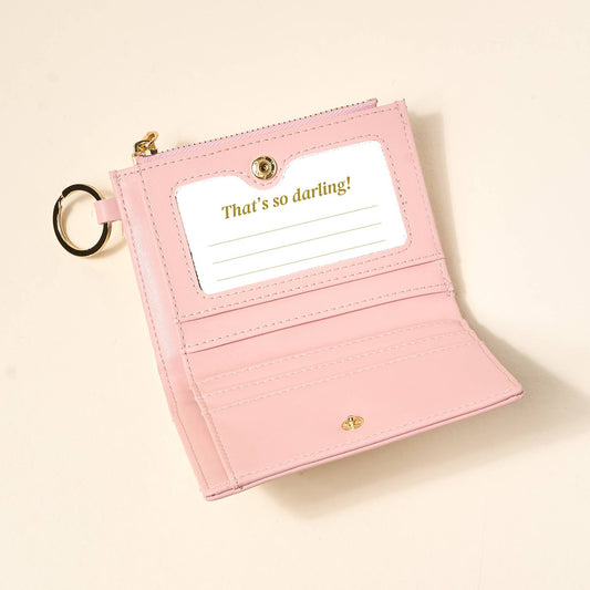 Luxe Pocket Wallet–Everbloom Dusty Rose