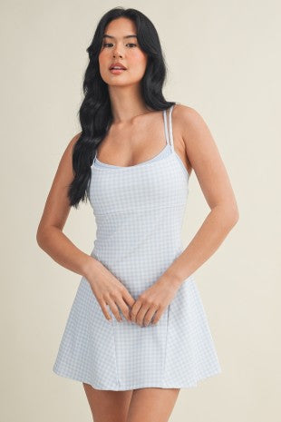 Girly Gingham Active Dress
