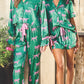 Cheetah Pj Set with Velvet Tie by Bella Sleep