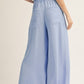 Lyric Drawstring Wasit Wide Leg Solid Pants Drawstring Wasit Wide Leg Solid Pants
