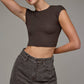 Jackson Brown Cheetah High Rise 3" Inseam Shorts by Hidden Denim