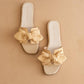 The Ginny | Natural Textured Bow Slide