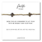 Faith Over Fear Labradorite Gemstone Cross Beaded Bracelet