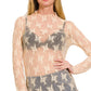 Lace See Through Layering Top