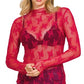 Lace See Through Layering Top