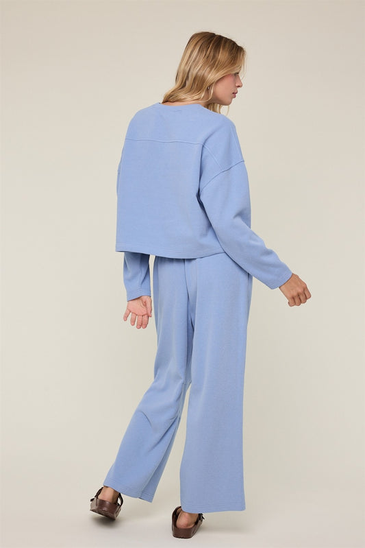 Coastal Top Knit Pullover