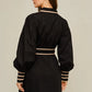 Bishop Button Down Tie Waist Dress