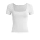 Bennett Square Neck Shortsleeve Lined Tee