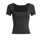 Bennett Square Neck Shortsleeve Lined Tee