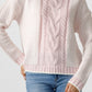 Cloudcroft Double Colored Thick Knit Sweater