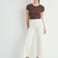 Scissor Cut Wide Leg Jeans by Just Black Denim