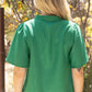 Slumber Ruffle V-Neck Solid Tweed Top