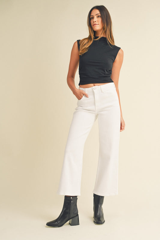 Elevate High Rise Wide Leg Jeans by Just Black Denim